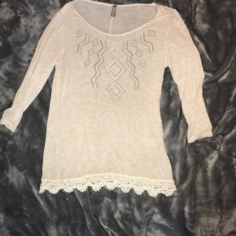 Vanity mid sleeve shirt